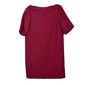 Lafayette 148 New York Wool Shift Dress